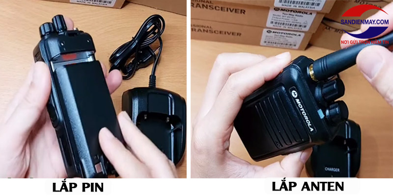 máy bộ đàm cầm tay