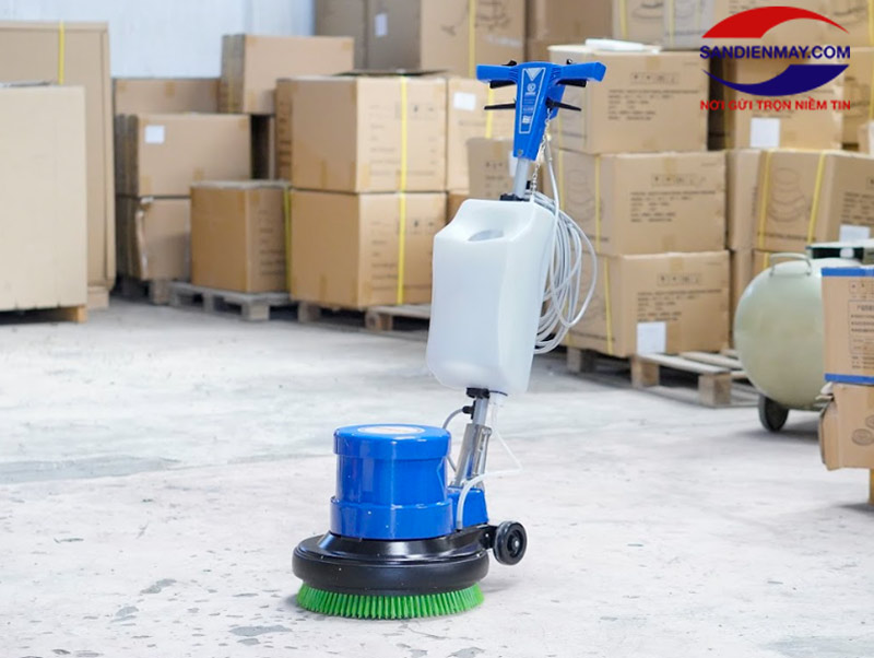 Hình ảnh thực tế của máy chà sàn đơn công nghiệp