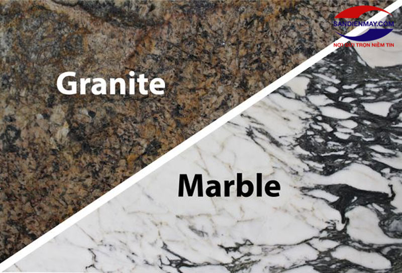 Rất khó để phân biệt đá Granite và Marble chỉ bằng mắt thường