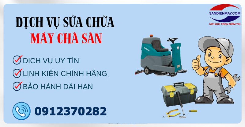 Sàn Điện Máy là đơn vị uy tín trong lĩnh vực sửa máy chà sàn