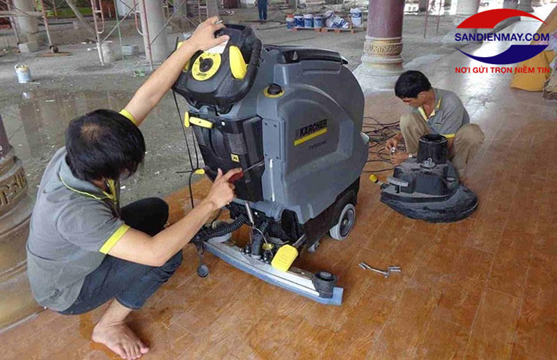 Sàn Điện Máy hỗ trợ sửa chữa các lỗi liên quan đến máy chà sàn với mức giá tốt