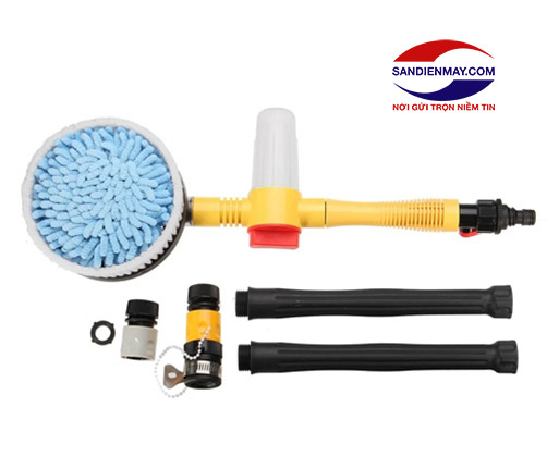 Combo bộ chổi cọ rửa xe máy, ô tô