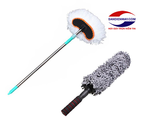 Combo bộ chổi cọ rửa xe máy, ô tô