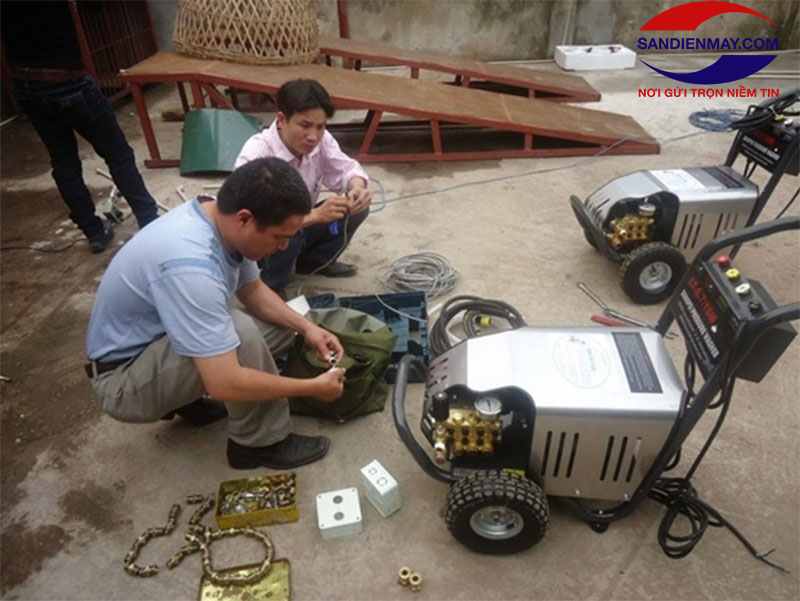 Lưu ý khi thực hiện sửa chữa máy rửa xe tại nhà