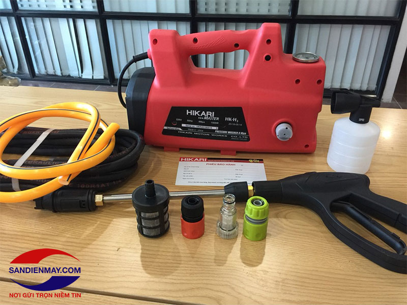 Mua máy rửa xe Hikari tại đơn vị uy tín để đảm bảo chất lượng