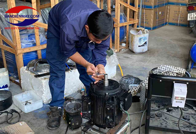 Sửa chữa vấn đề máy rửa xe mất áp