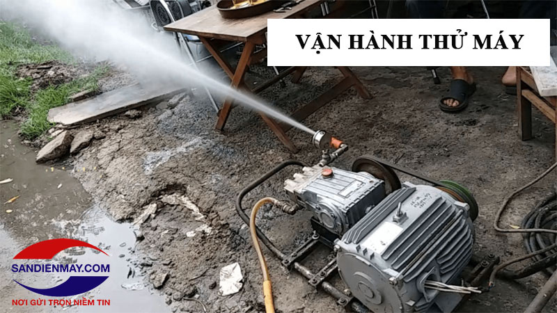 Vận hành thử máy