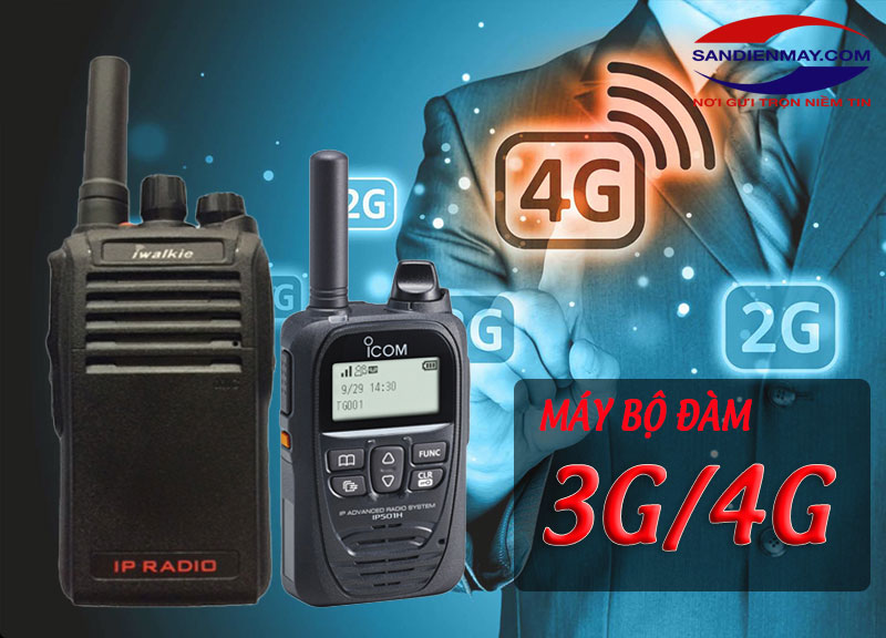 máy bộ đàm 3g4g