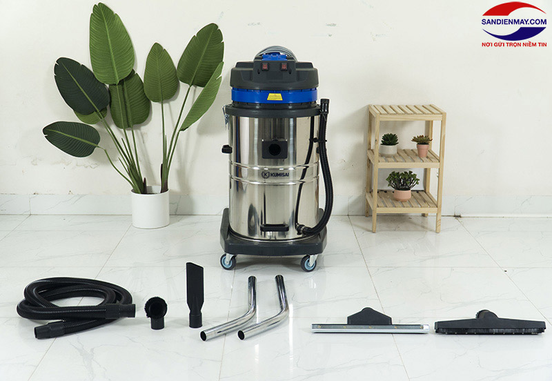 Đầu hút bụi - đưa bụi bẩn từ bên ngoài vào trong thùng chứa