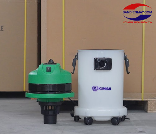 Máy hút bụi nhà xưởng Kumisai KMS40 thùng nhựa