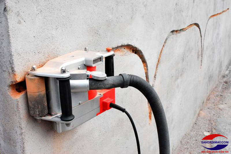 Hút bụi cho máy cắt rãnh tường