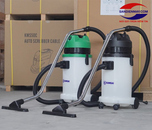 Máy hút bụi nhà xưởng Kumisai KMS40 thùng nhựa