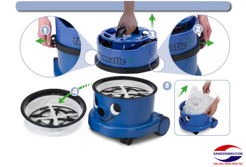 Numatic thiết kế tinh tế