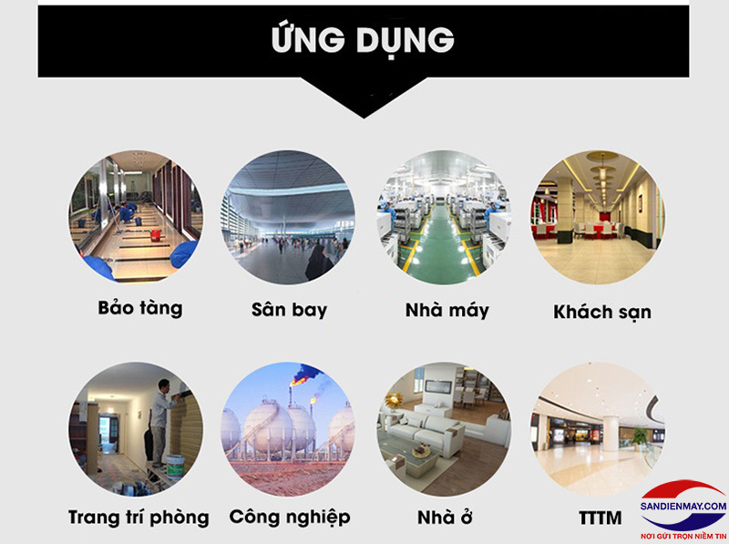 Ứng dụng của máy hút bụi nước Kumisai