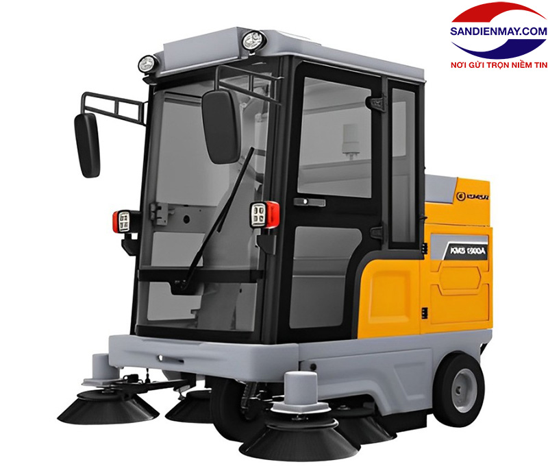 Xe quét rác Kumisai KMS 1900A được thiết kế hiện đại