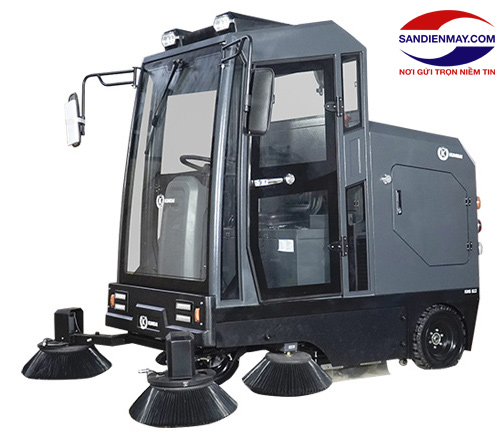 Xe quét rác công nghiệp ngồi lái Kumisai KMS-S12