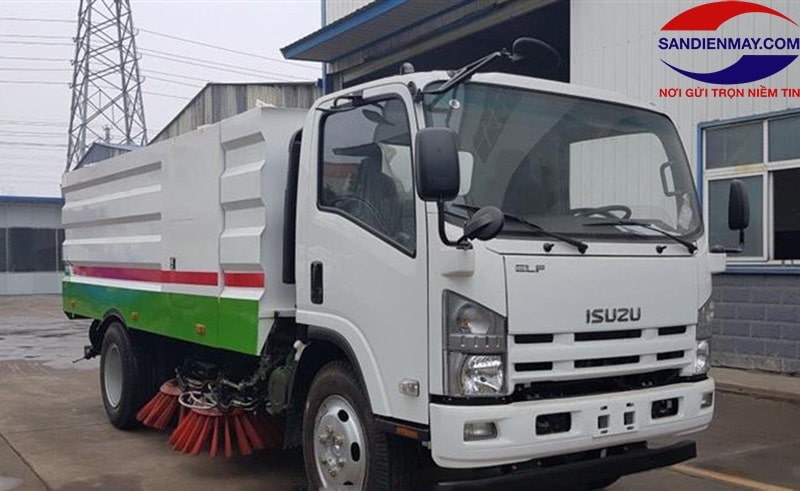 Xe quét đường hút bụi Isuzu 7 khối