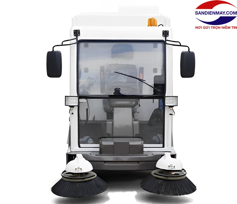 Hiệu suất làm việc của xe quét rác Kumisai KMS-S2000-M lên đến 20000 m2/h