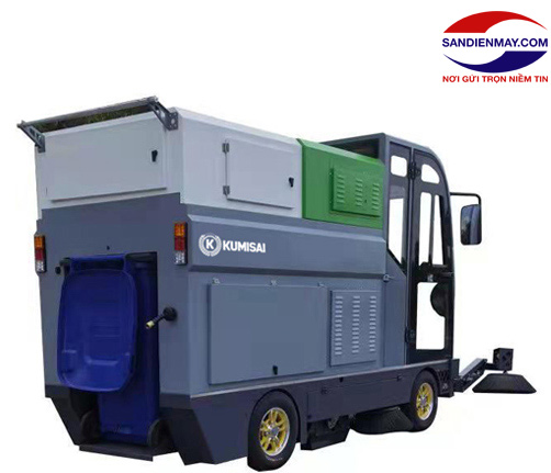 Xe quét rác ngồi lái Kumisai KMS 210