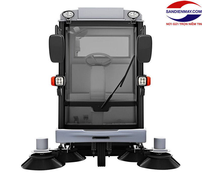 Xe quét rác KMS 1900A của Kumisai sử dụng chất liệu cao cấp