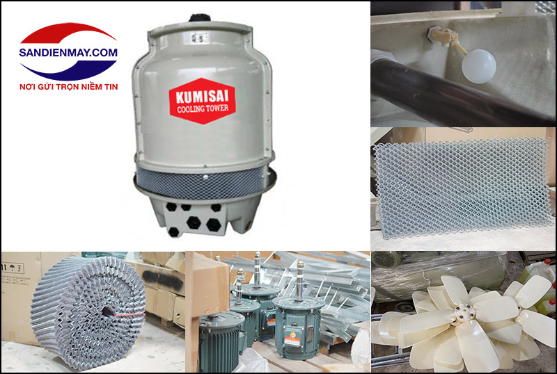 Các linh kiện cấu tạo model tháp Kumisai KMS 10RT