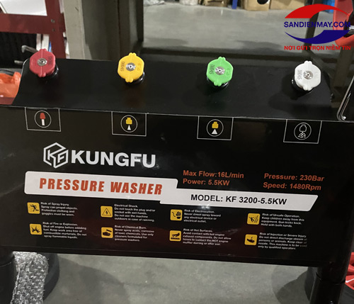 Máy phun rửa xe cao áp Kungfu KF 3200-5.5KW
